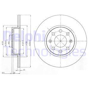 ÖN FREN AYNASI CORSA D 1.0 GRANDE PUNTO 1.2 257X12X10X4DL DOLU