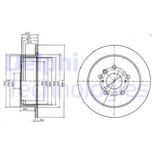 FREN DİSKİ ÇİFTLİ PAKET . DELİKSİZ ARKA LEXUS RX300. RX350. RX400H 02/2003