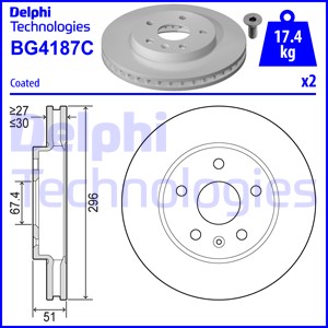 ÖN FREN AYNASI INSIGNIA A 08 SAAB 9-5 YS3G 10 16 JANT 296X30X5DLXHAVALI 13501307-569063