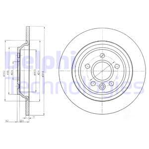 ARKA FREN AYNASI VOLVO S60 II-10 V60 10 V70 08 XC70 07 S80 10 302X5DL