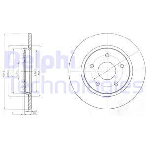 ARKA FREN DISKI FIAT FREEMONT 11 15 CHRSYLER GRAND VOYAGER 08 DODGE JOURNEY 08