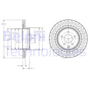 FREN DİSKİ ÇİFTLİ PAKET . DELİKLİ ARKA NISSAN 350 Z 01/2003