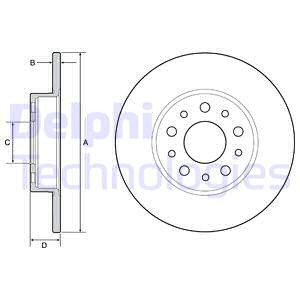 FREN DİSKİ ARKA FIAT 500 L 12 EGEA 15 1.0 1.3 MTJ 1.4 1.6 MTJ 15 251X41X5 DELİK