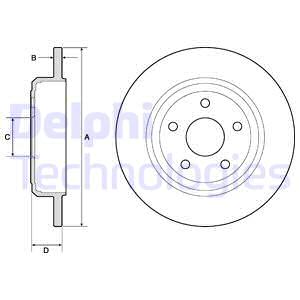 FREN DİSKİ ÇİFTLİ PAKET - BOYALI. DELİKSİZ ARKA JEEP GRAND CHEROKEE 11/2010