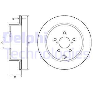 FREN DİSKİ ÇİFTLİ PAKET - BOYALI. DELİKSİZ ARKA SUBARU FORESTER. IMPREZA. XV 03/2012