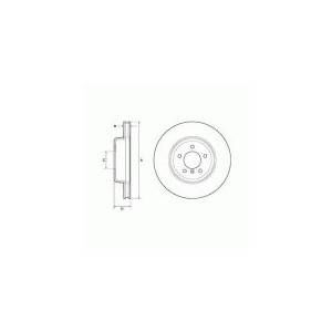 ÖN FREN AYNASI ASTRA K 15 16 İNÇ / 5 DELİK 300X26X5DL HAVALI
