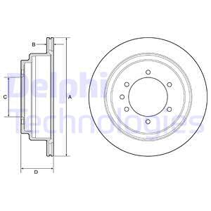 FREN DİSKİ ÇİFTLİ PAKET . DELİKLİ ARKA NISSAN PATROL 03/2000