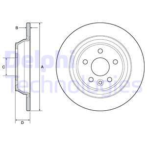 FREN DİSKİ ÇİFTLİ PAKET - BOYALI. DELİKSİZ ARKA FORD GALAXY. S-MAX 01/2015