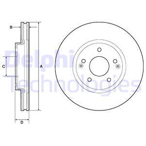 FREN DİSKİ ÇİFTLİ PAKET - BOYALI. DELİKLİ ÖN SSANGYONG ACTYON. KORANDO 11/2010