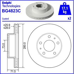 FREN DİSKİ ÇİFTLİ PAKET - BOYALI. DELİKLİ ÖN CITROEN // FIAT // PEUGEOT; JUMPER. RELAY // DUCATO / / BOXER 04/2014