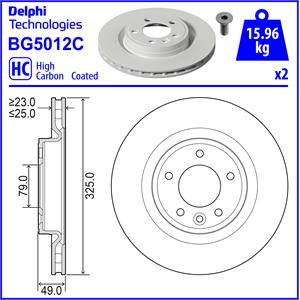 FREN DİSKİ ÇİFTLİ PAKET - BOYALI. DELİKLİ ARKA DISCOVERY V L462 . RANGE ROVER IV L405 . RANGE RO VER SPORT L494 08/2012