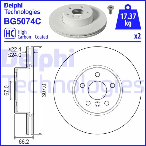 FREN DİSKİ ÇİFTLİ PAKET - BOYALI. DELİKLİ ÖN BMW 2 SERİES.3 SERİES.4 SERİES // BMW BRILLIANCE 3 SERİES 03/2019