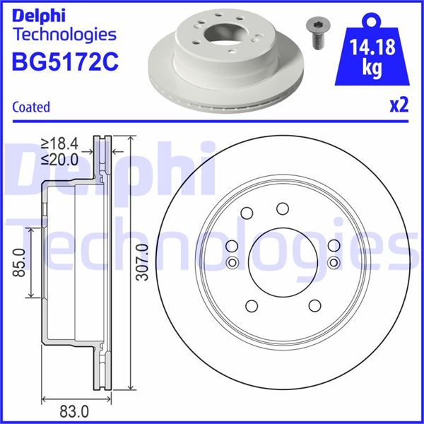 FREN DİSKİ ÇİFTLİ PAKET - BOYALI. DELİKLİ ARKA SSANGYONG RODİUS.TURİSMO 05/2005