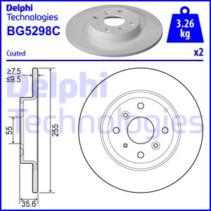 FREN DİSKİ ÇİFTLİ PAKET - BOYALI. DELİKSİZ ARKA MAZDA 2 08/2014