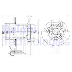 FREN DİSKİ TEKLİ PAKET . DELİKSİZ ÖN IVECO DAILY 1990 12/1996