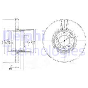 FREN DİSKİ TEKLİ PAKET . DELİKLİ ÖN BMW 530. 535. 540 11/1999 12/2003