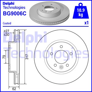 FREN DİSKİ TEKLİ PAKET - BOYALI. DELİKLİ ÖN LAND ROVER DISCOVERY. RANGE ROVER SPORT 11/2004 07/2 013