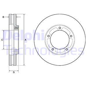 FREN DİSKİ TEKLİ PAKET . DELİKLİ ARKA MITSUBISHI CANTER 01/2005