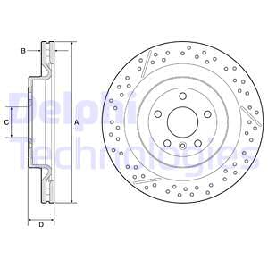 FREN DISKI ARKA MERCEDES X166 W166 C292