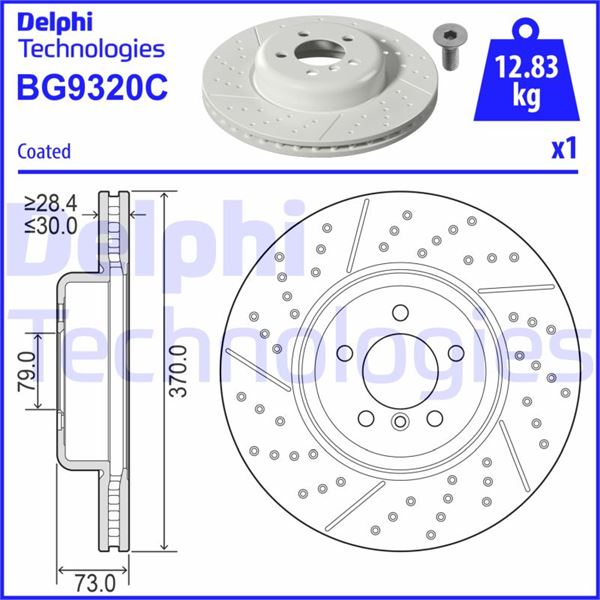 FREN DİSKİ TEKLİ PAKET - BOYALI. DELİKLİ ÖN BMW 114. 116. 118. 120. 125. 218. 220. 225. 228. 230. 316. 318. 320. 325. 328. 330. 335. 340. 418. 420. 425. 428. 430. 435. 440. M135. M235. M240 04/2011