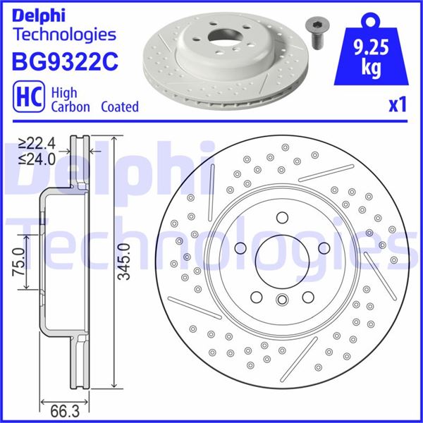 FREN DISKI ARKA BMW F20 F30 F22 F32 F33 F34 F36 M-SPOR PAKET DELIKLI