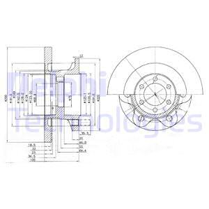 FREN DİSKİ TEKLİ PAKET . DELİKSİZ ÖN IVECO DAILY 1996 05/2006