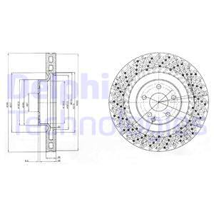 FREN DİSKİ TEKLİ PAKET . DELİKLİ ÖN MERCEDES E55. SL55. SL600 04/2002