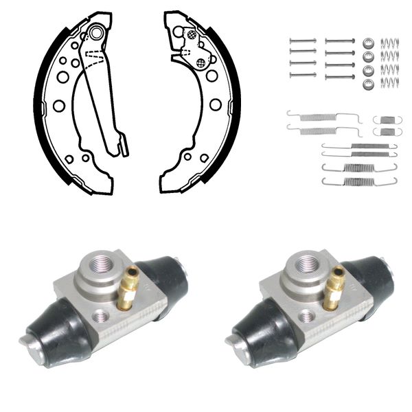 FREN PABUÇ KİTİ ARKA VW POLO 10/94 10/01