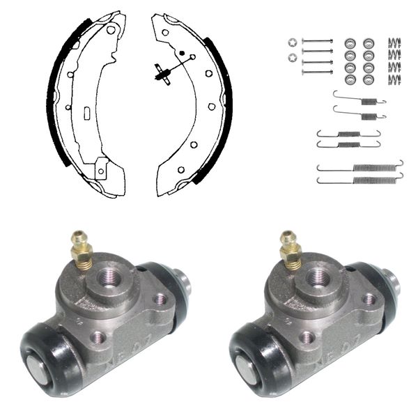 FREN PABUÇ KİTİ ARKA RENAULT LAGUNA 05/98 12/00