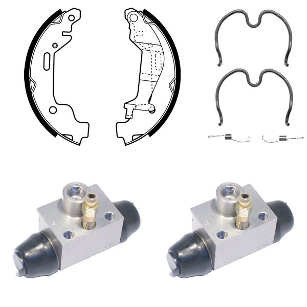 FREN PABUÇ KİTİ ARKA OPEL AGİLA 06/00 04/08