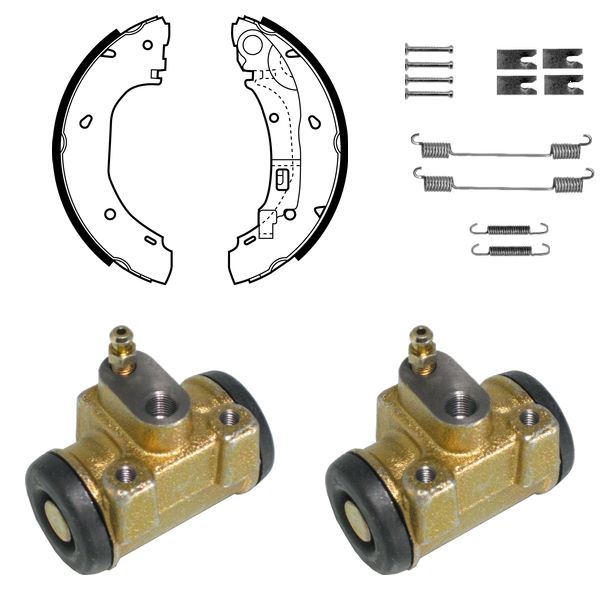 FREN PABUÇ KİTİ ARKA CITROEN JUMPER. RELAY / FIAT DUCATO / PEUGEOT BOXER 12/01