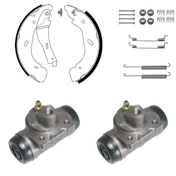 FREN PABUÇ KİTİ ARKA FORD TRANSİT 09/99 05/06