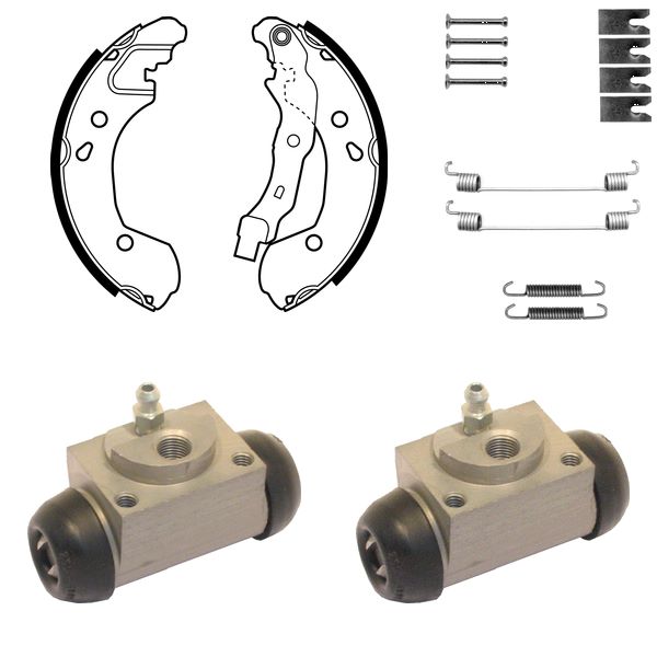 FREN PABUÇ KİTİ ARKA NISSAN MİCRA. MİCRA C C. NOTE / RENAULT CLİO. MODUS 01/03