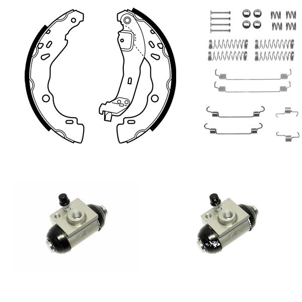 FREN PABUÇ KİTİ ARKA CITROEN C2. C2 ENTERPRİSE. C3 / PEUGEOT 1007 04/02