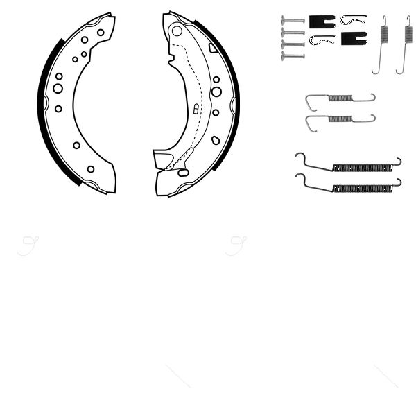 FREN PABUÇ KİTİ ARKA CITROEN C2. C2 ENTERPRİSE. C3. C3 PLURİEL 04/02