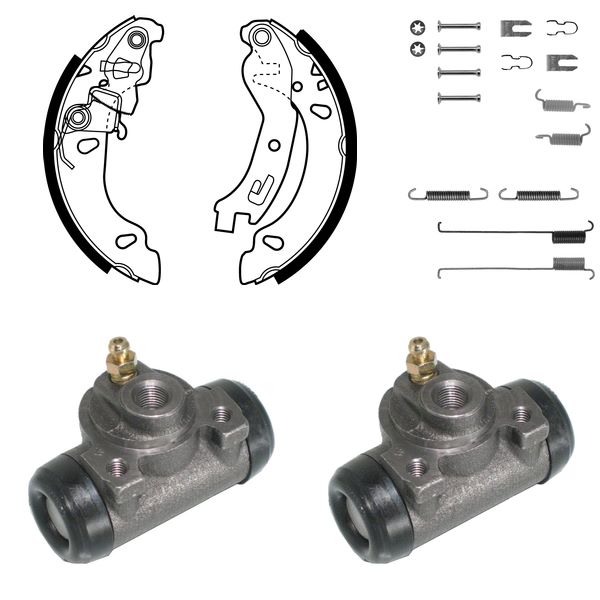 FREN PABUÇ KİTİ ARKA FIAT PANDA 09/03