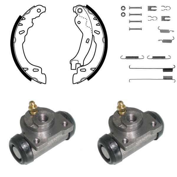FREN PABUÇ KİTİ ARKA FIAT PANDA 09/03