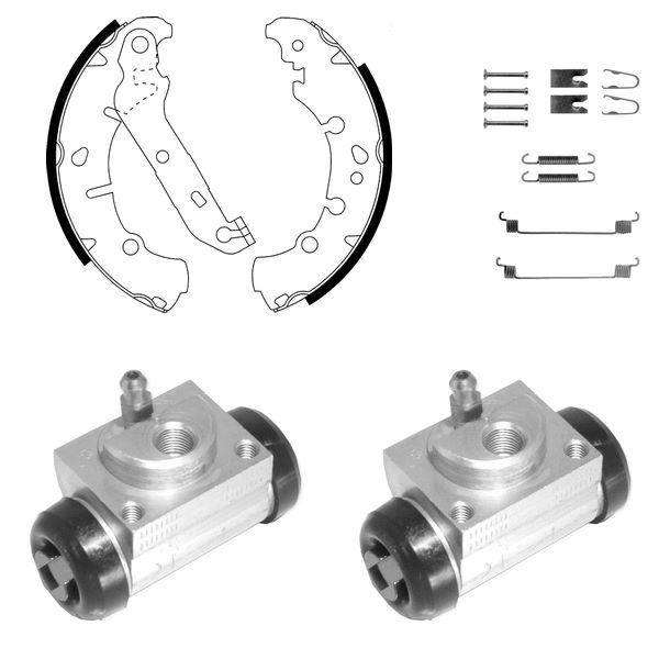 FREN PABUÇ KİTİ ARKA FORD KA. PUMA 03/97 03/04