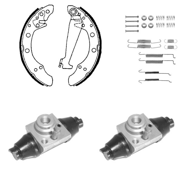 FREN PABUÇ KİTİ ARKA VW POLO 05/97 08/05