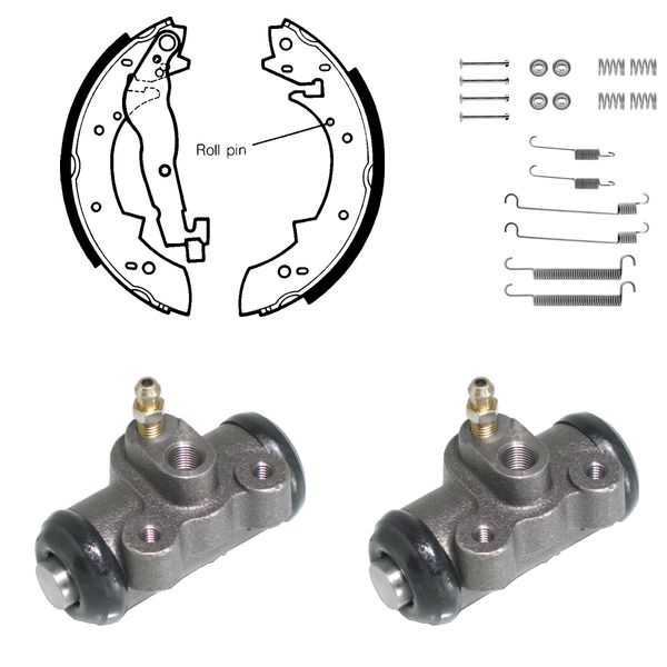 FREN PABUÇ KİTİ ARKA PEUGEOT 305. 405 / TALBOT HORİZON. RANCHO. SİMCA 1100. SİMCA 1307. SİMCA 1308.