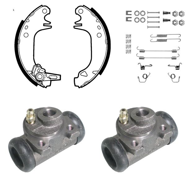 FREN PABUÇ KİTİ ARKA PEUGEOT 205. 309 02/83 08/94