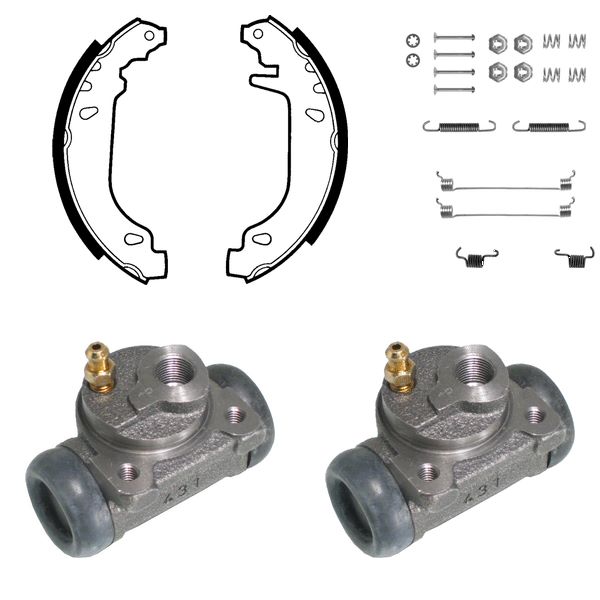 FREN PABUÇ KİTİ ARKA RENAULT 11. 9 10/86 07/89