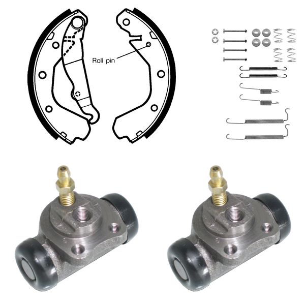 FREN PABUÇ KİTİ ARKA OPEL ASCONA. KADETT. VECTRA 08/84 96