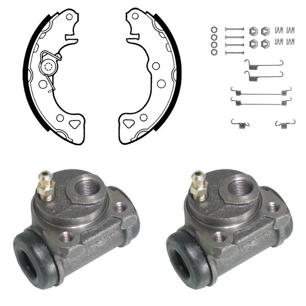 FREN PABUÇ KİTİ ARKA CITROEN AX 09/86 99