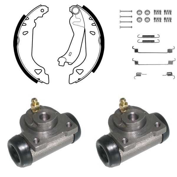 FREN PABUÇ KİTİ ARKA FIAT TEMPRA. TİPO / LANCIA DEDRA 01/88 02/93