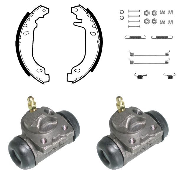 FREN PABUÇ KİTİ ARKA RENAULT 21. SUPER 5. 9. EXPRESS. RAPİD 10/81 10/96