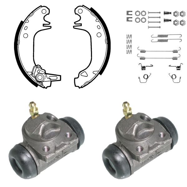 FREN PABUÇ KİTİ ARKA PEUGEOT 309 / RENAULT 11. 5. 9 10/81 07/89