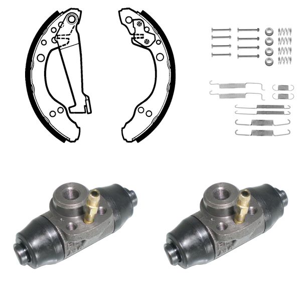 FREN PABUÇ KİTİ ARKA AUDI 80. 90 08/91