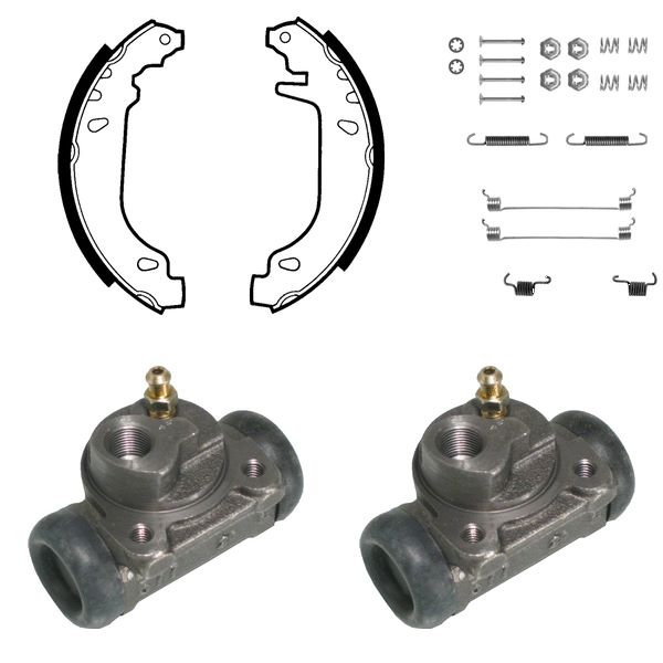 FREN PABUÇ KİTİ ARKA RENAULT TWİNGO 03/93