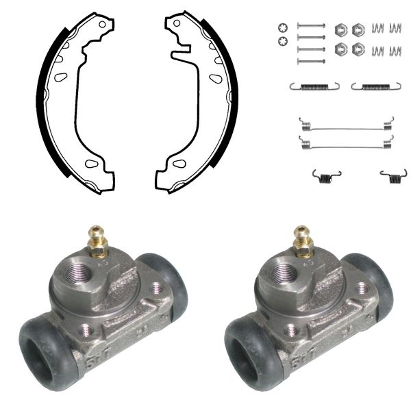 FREN PABUÇ KİTİ ARKA RENAULT 5. CLİO 06/87 02/98